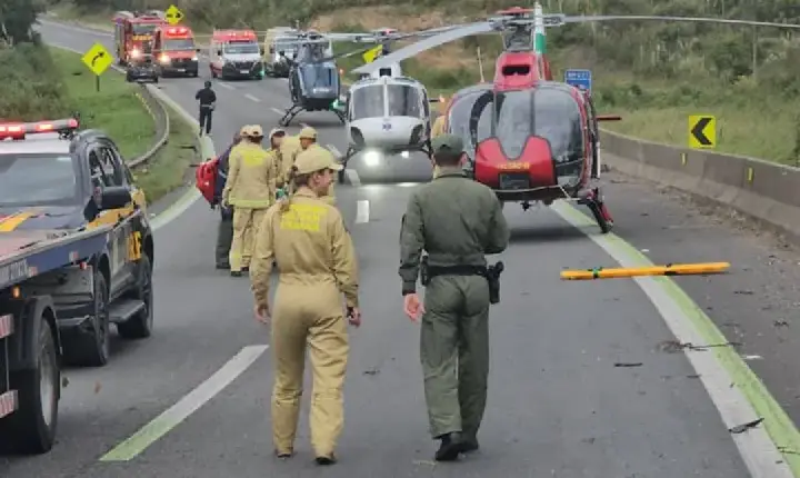 Acidente grave na BR-277 deixa vítima fatal e mobiliza resgate aéreo