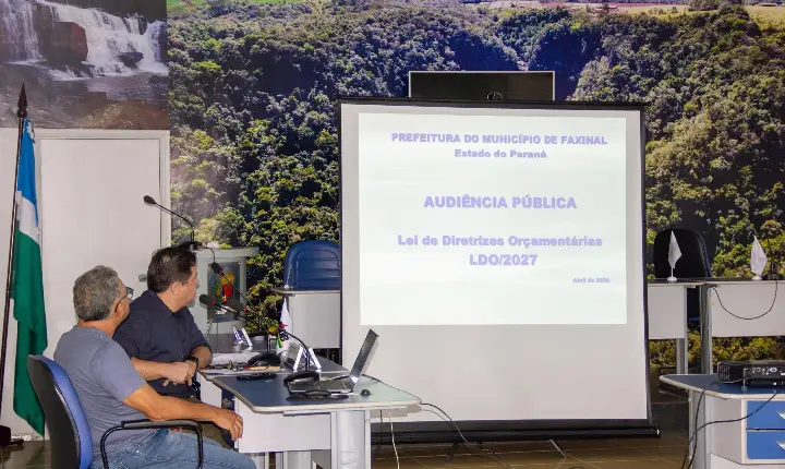 Faxinal realiza audiência pública para elaboração da LDO 2027