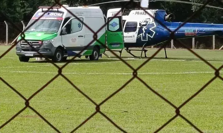 Homem é esfaqueado pelo próprio enteado em Rio Bom e transferido de helicóptero em estado grave