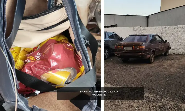 Motorista é detido embriagado em Faxinal