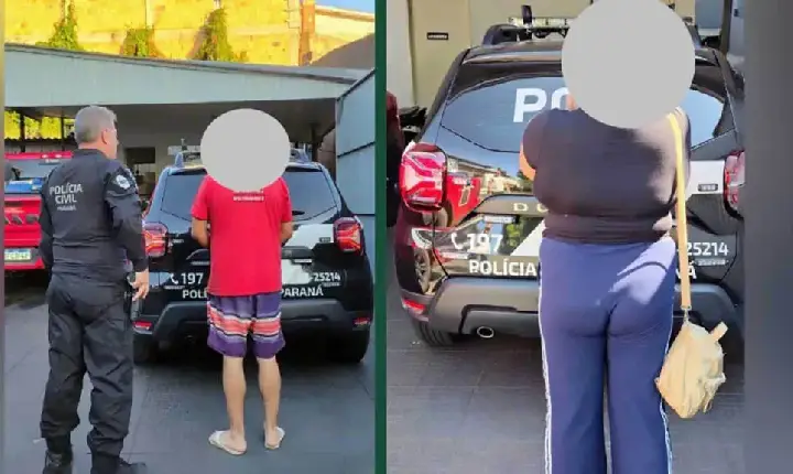 PCPR prende casal suspeito de espancamento brutal em Jardim Alegre