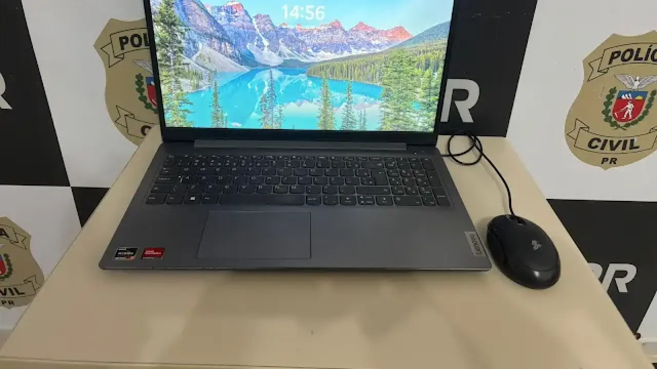 Polícia Civil recupera notebook furtado na Secretaria de Saúde em Faxinal