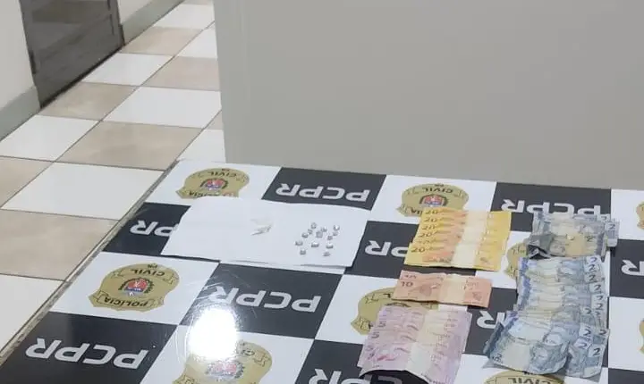 Polícia Militar desmantela ponto de tráfico em Apucarana e prende três suspeitos