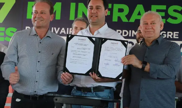 Prefeito de Ivaiporã anuncia visita de Ratinho Junior para inaugurações