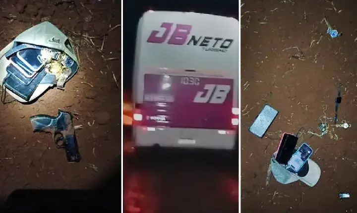 PRF frustra roubo a ônibus na BR-158 e prende suspeito em Campo Mourão