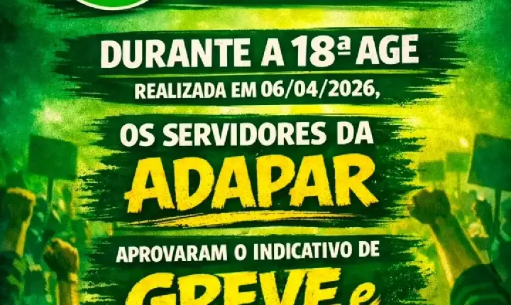 Servidores da Adapar aprovam indicativo de greve no Paraná