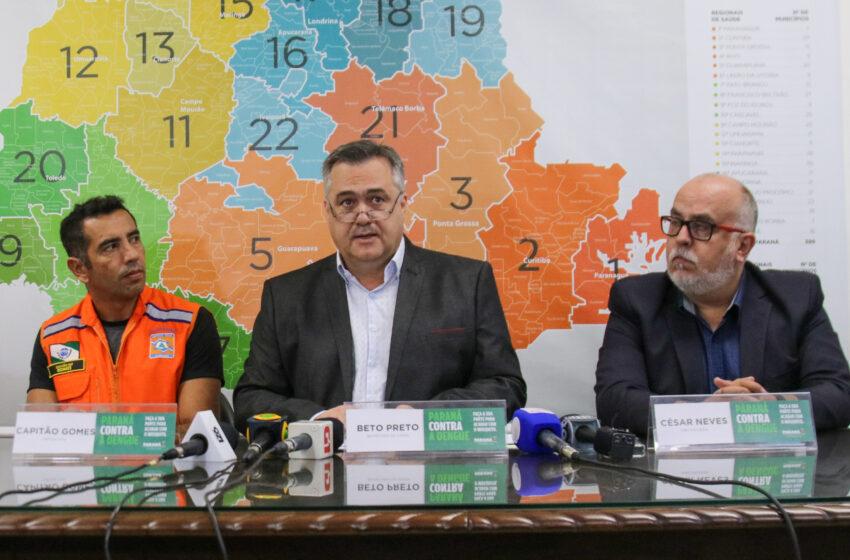 Paraná decreta situação de emergência em saúde pública para dengue