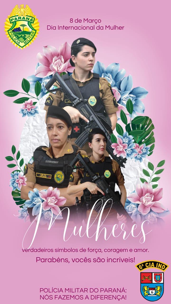 Polícia Militar de Faxinal Homenageia as Guerreiras do Dia a Dia