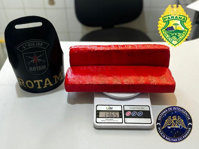 Operação conjunta resulta em apreensão de drogas e prisão em Ivaiporã