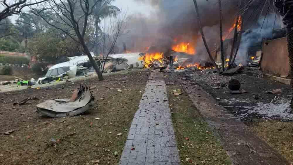 Tragédia Aérea em Vinhedo: Avião cai com 62 pessoas a bordo
