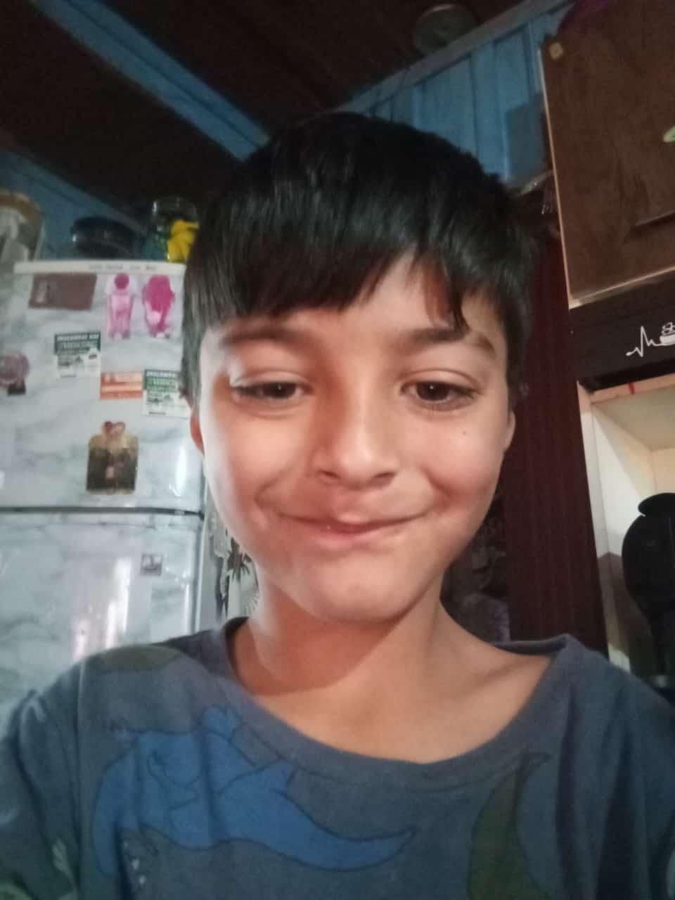 Jovem Anthony Gabriel comemora aniversário em Faxinalzinho