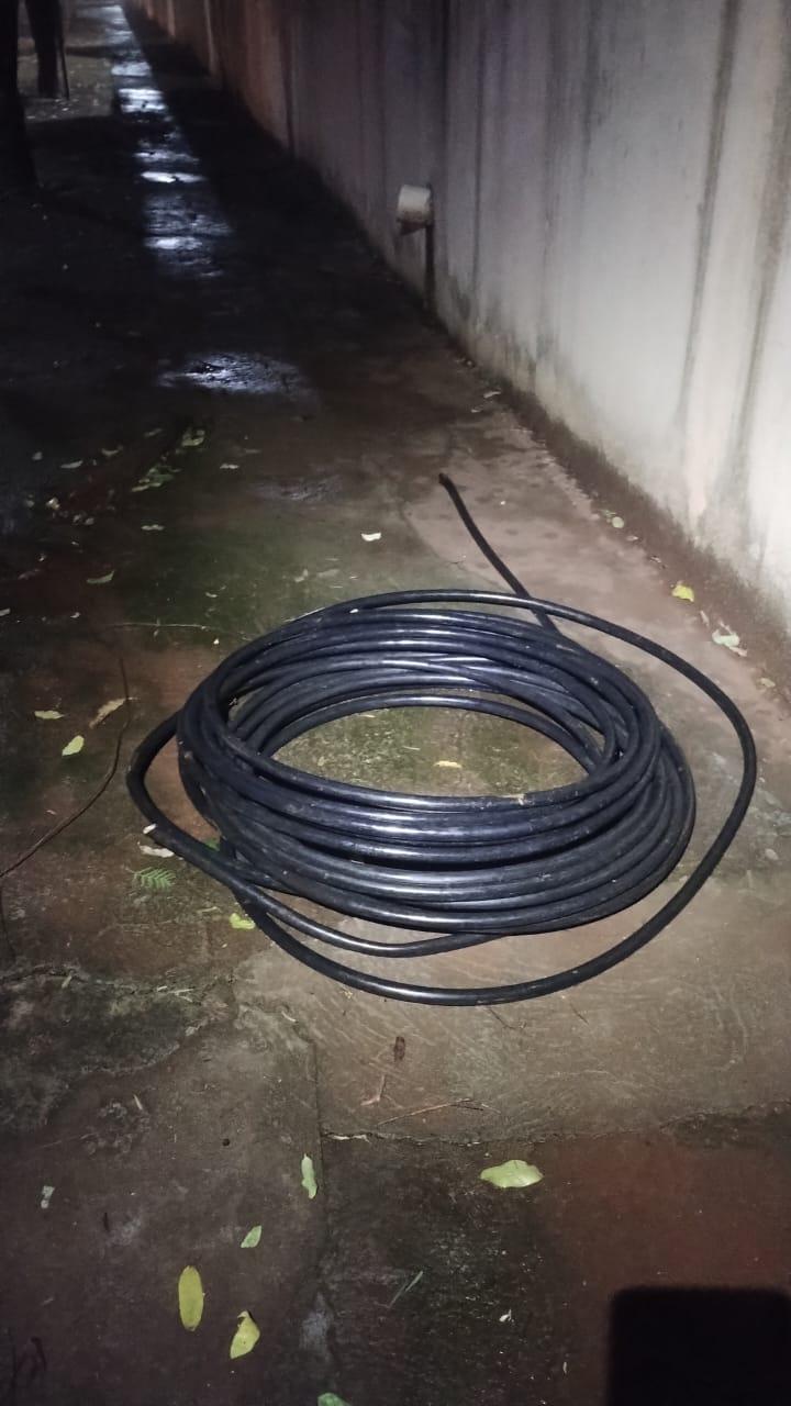 Homem é preso em flagrante por furto de fios elétricos em Apucarana