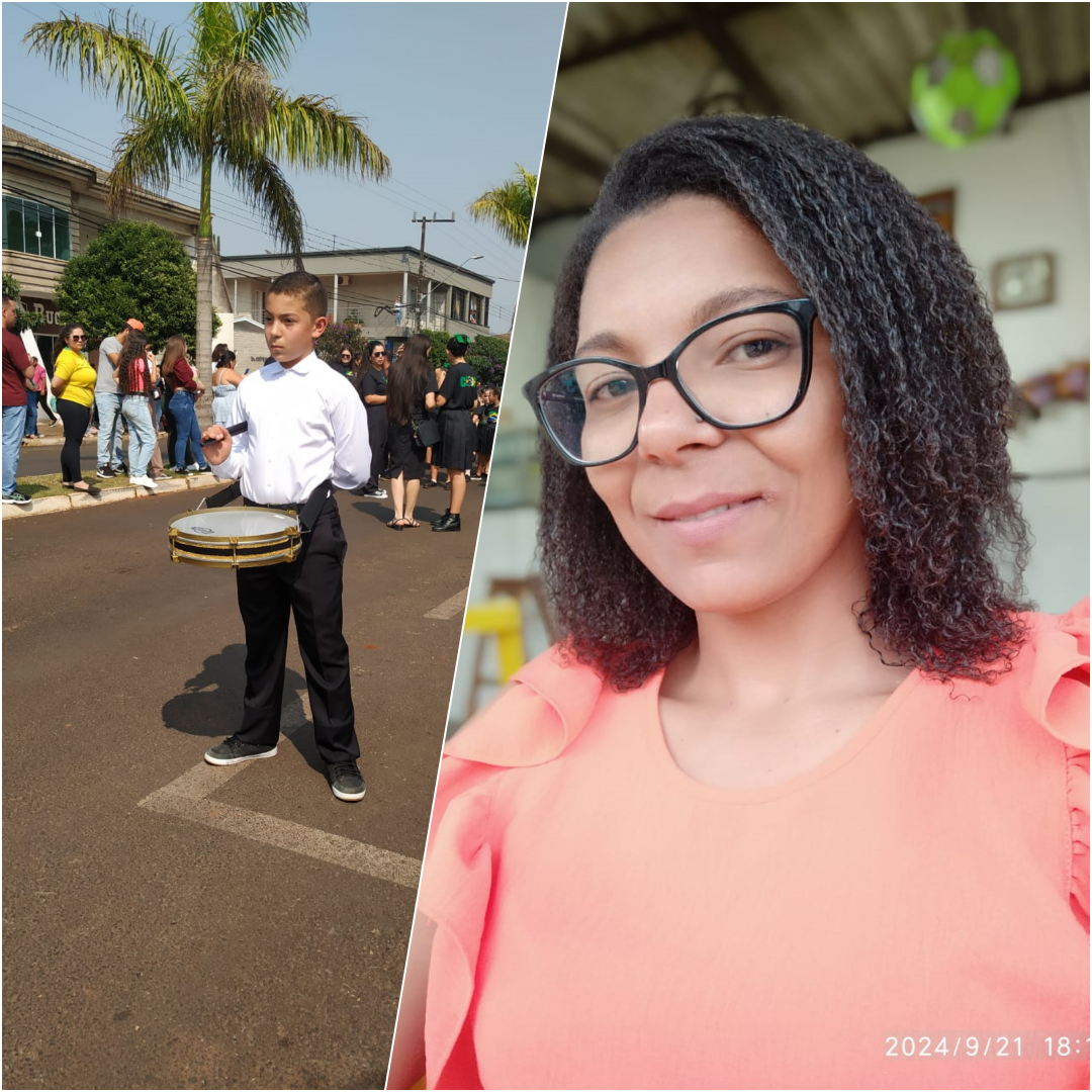 Luan e Swelen, mãe e filho comemoram juntos aniversário em Faxinal