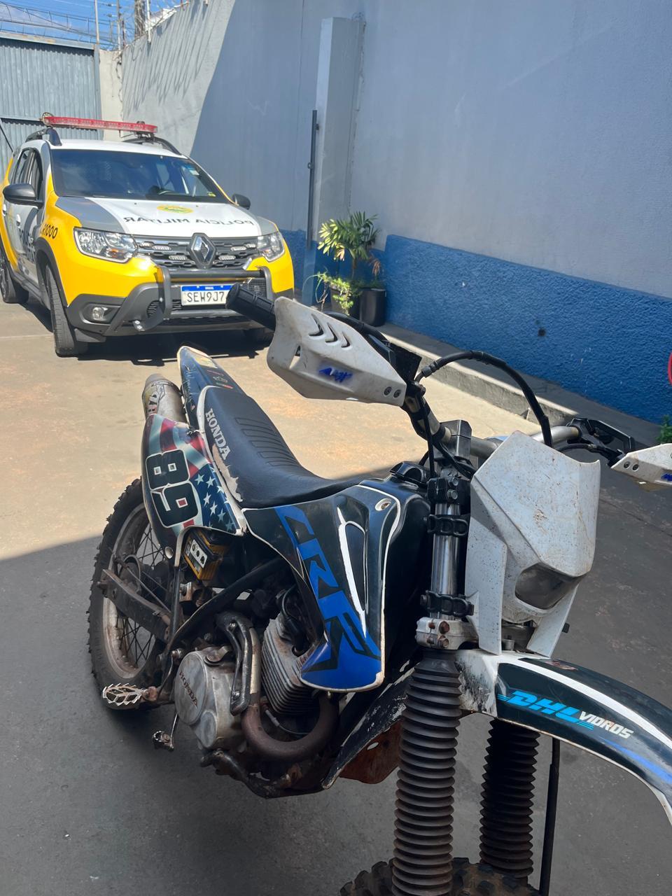 Adolescente é detido com motocicleta adulterada em Jandaia do Sul