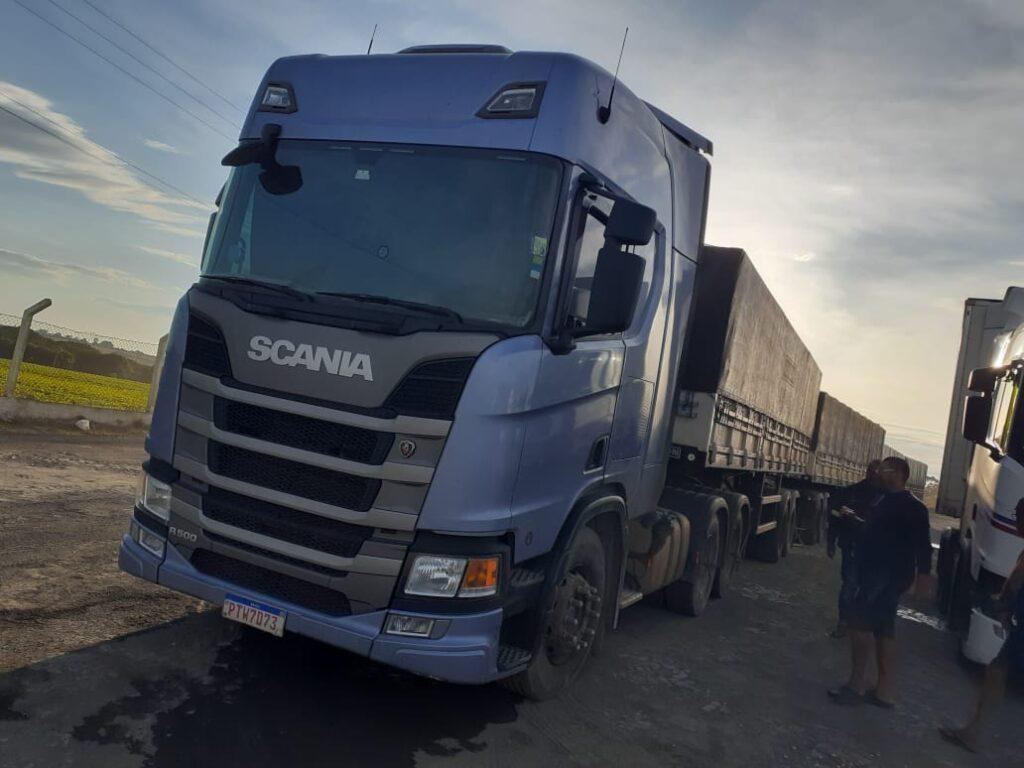 Caminhão tem módulo furtado em Jardim Alegre