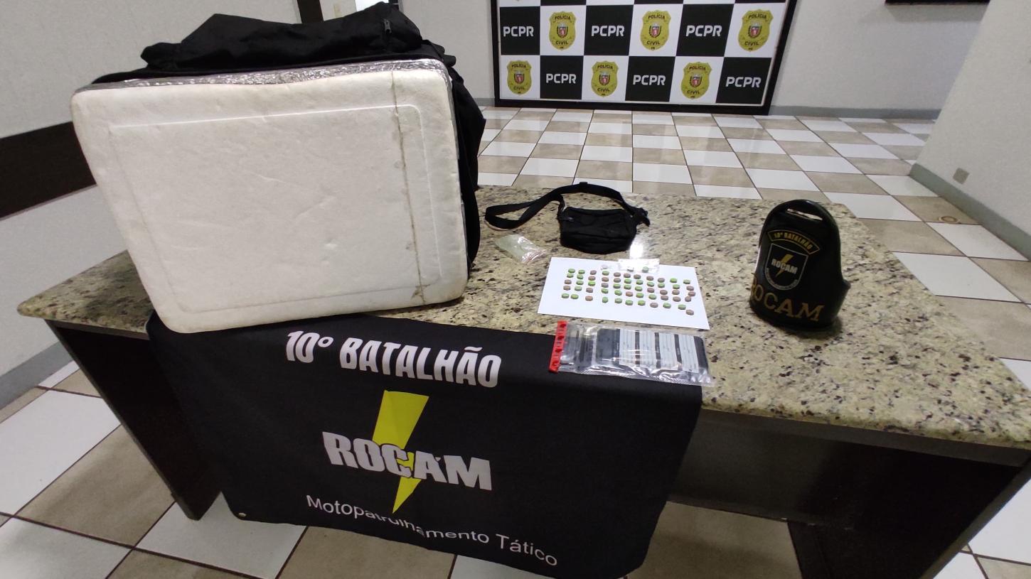 Traficante de ecstasy e cocaína é preso em Apucarana durante Operação Policial