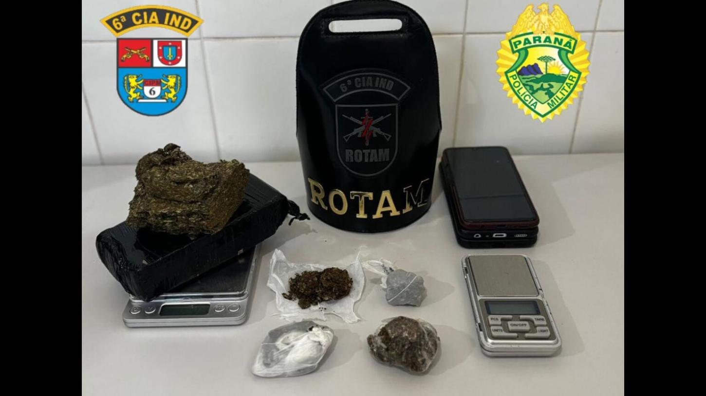 Casal é preso acusado de tráfico em Jardim Alegre