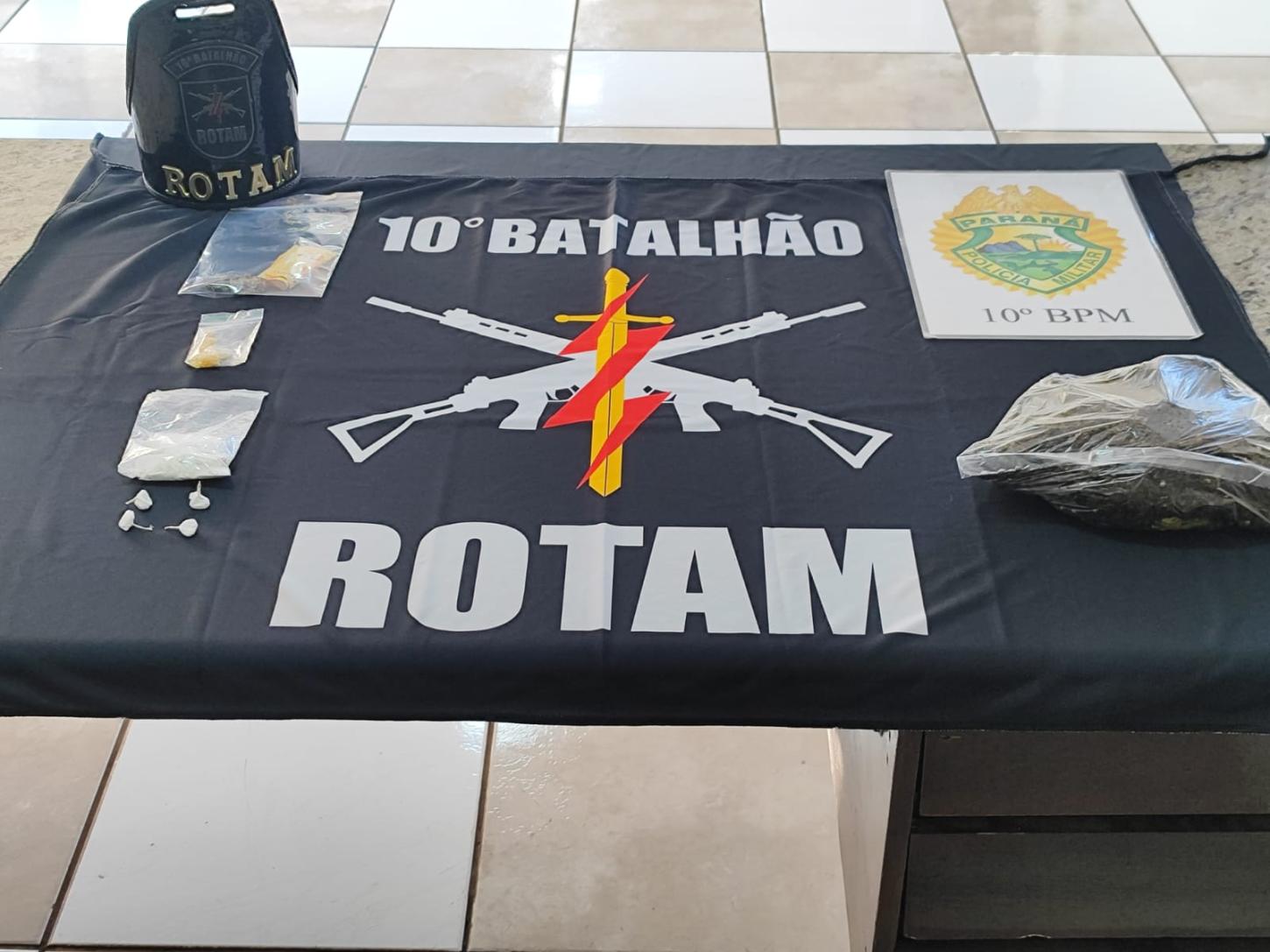 Operação da ROTAM desmantela ponto de tráfico em Apucarana