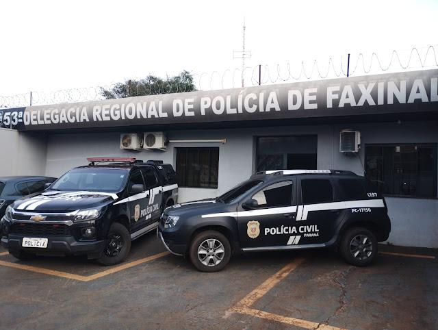 Polícia Civil de Faxinal prende suspeito de homicídio em Rosário do Ivaí