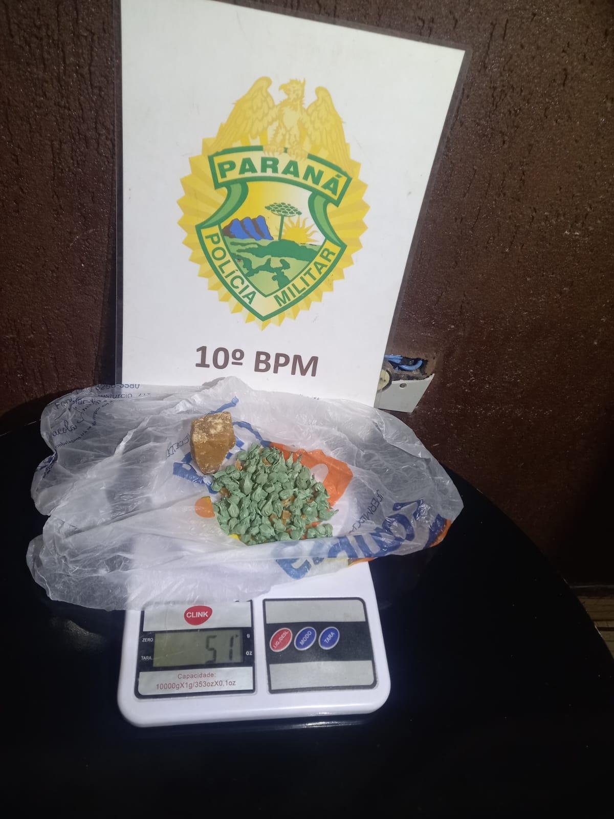 Polícia Militar prende homem por tráfico de drogas em Califórnia