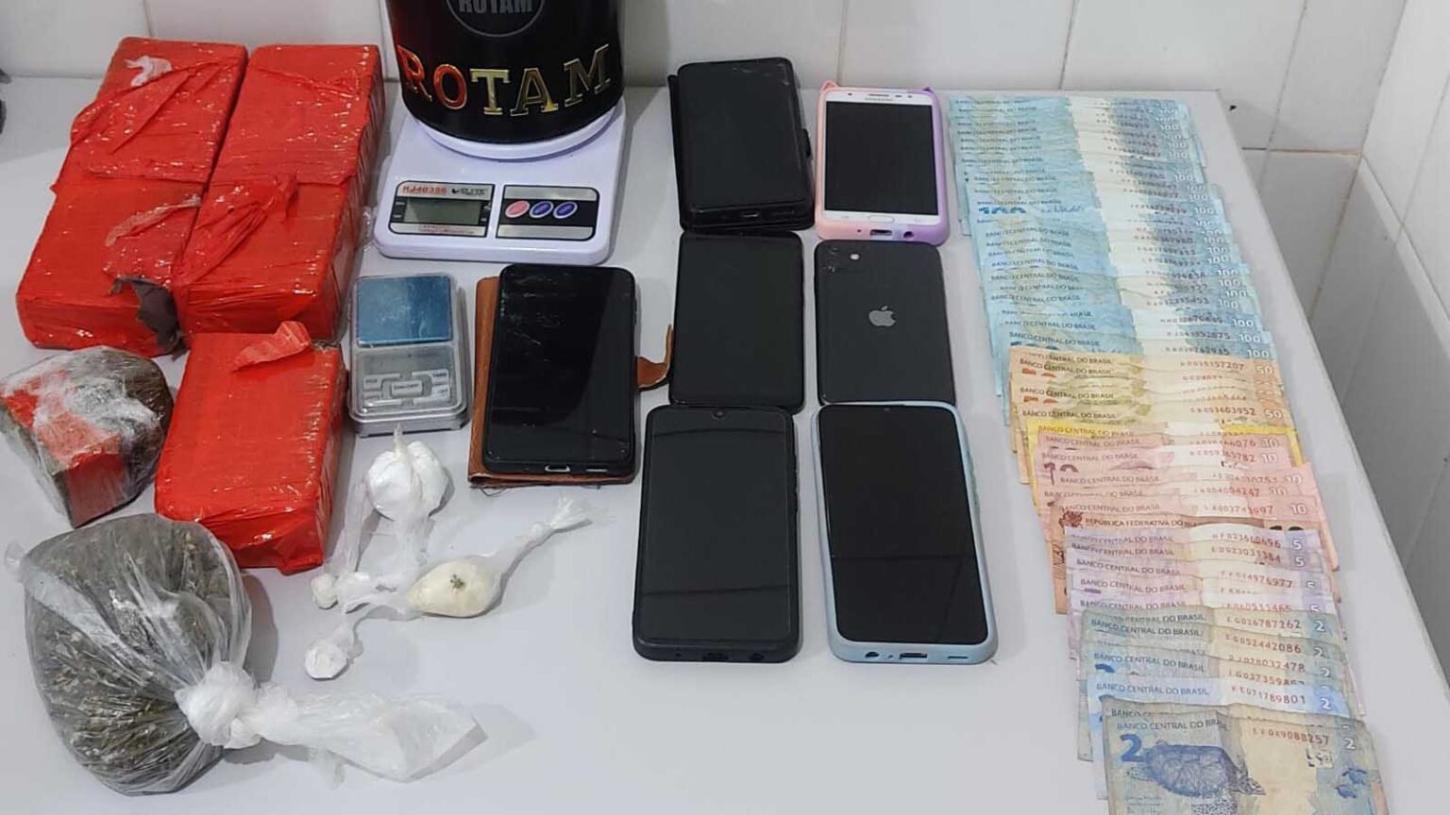 ROTAM apreender suspeitos e apreende drogas em Ivaiporã