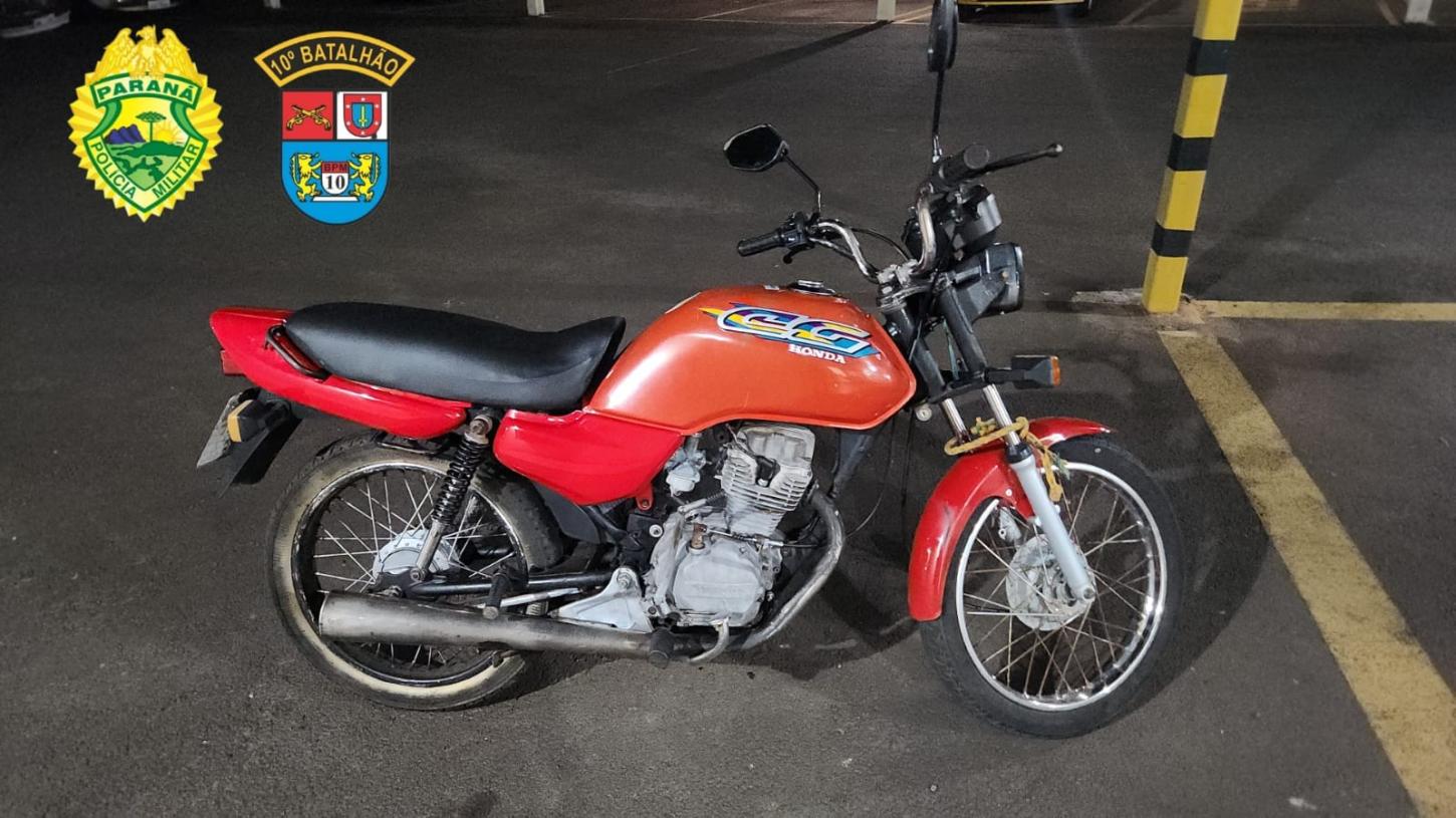 Adolescente é flagrado conduzindo moto com débitos em Jandaia do Sul