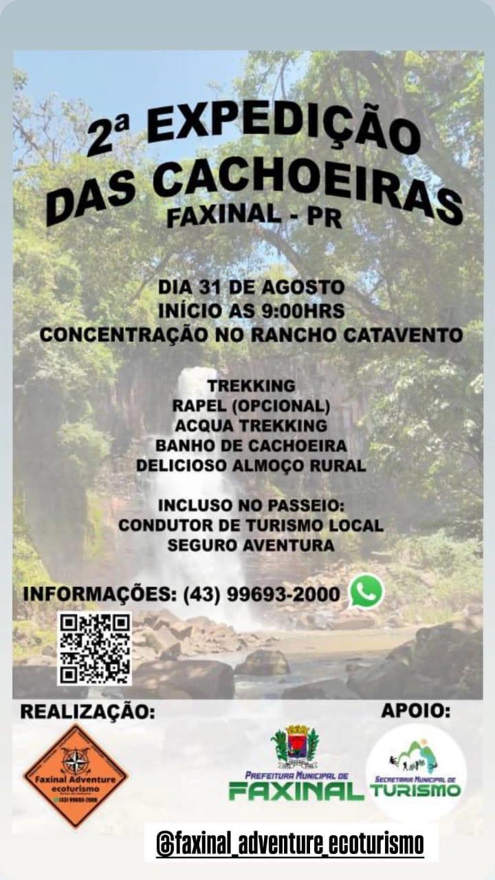 2ª Expedição das Cachoeiras promete ecoturismo com trilhas, banhos e almoço rural