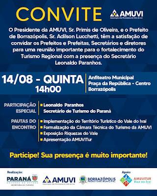 Borrazópolis sedia reunião estratégica para o futuro do turismo no Vale do Ivaí