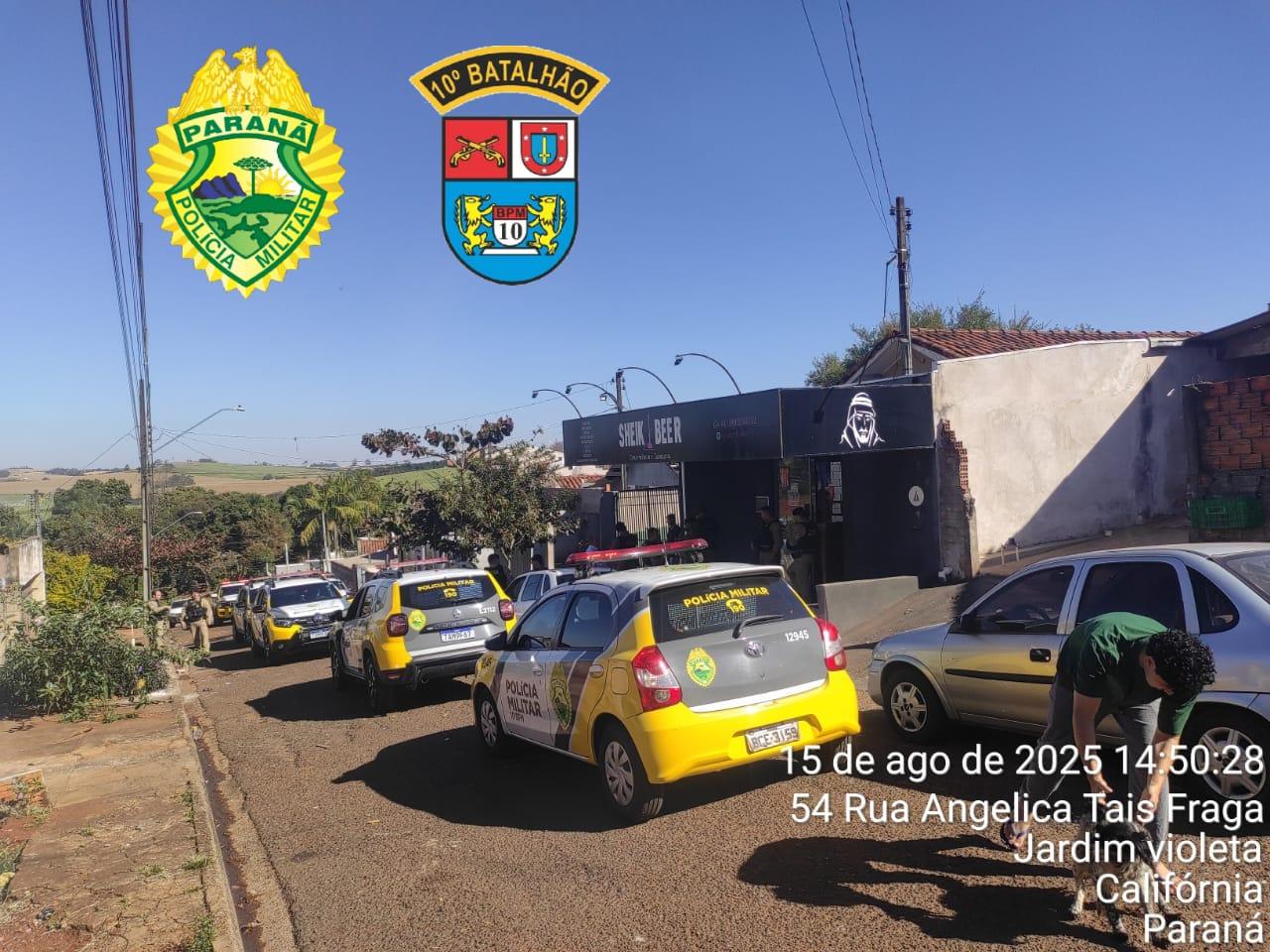 Operação policial contra o tráfico de drogas prende três homens em Califórnia