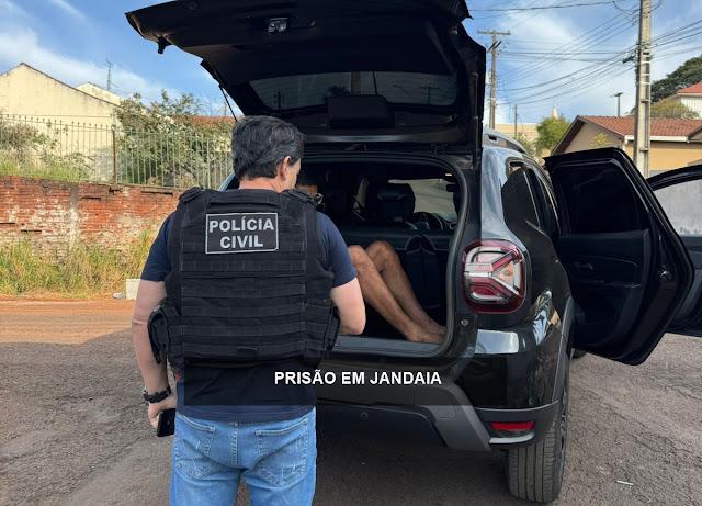 Polícia Civil prende suspeito de assalto em farmácia de Jandaia do Sul