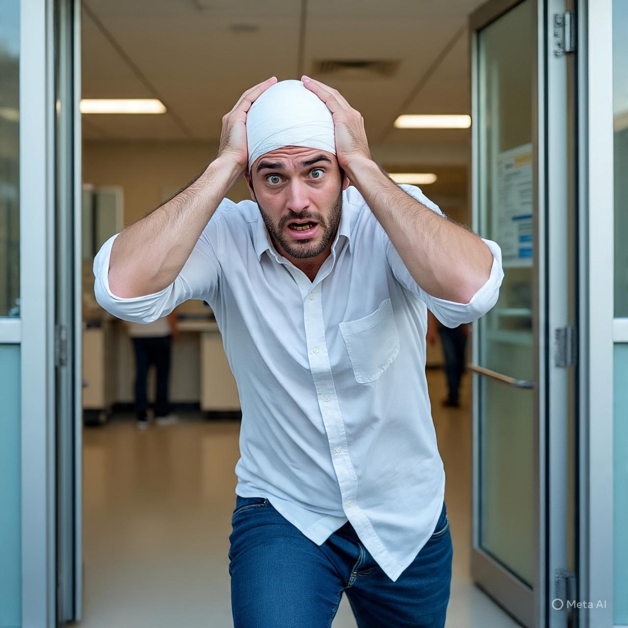 Homem ferido na cabeça foge do hospital de Marumbi antes de depor para a polícia