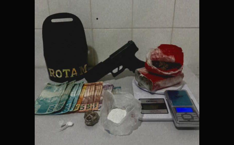 Operação da ROTAM desmantela ponto de tráfico perto de colégio em Ivaiporã