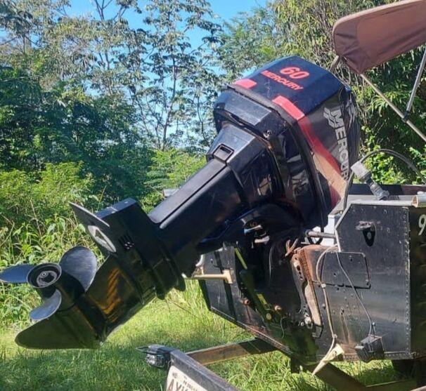 Motor de popa avaliado em 30 mil reais é levado após arrombamento em Jandaia do Sul