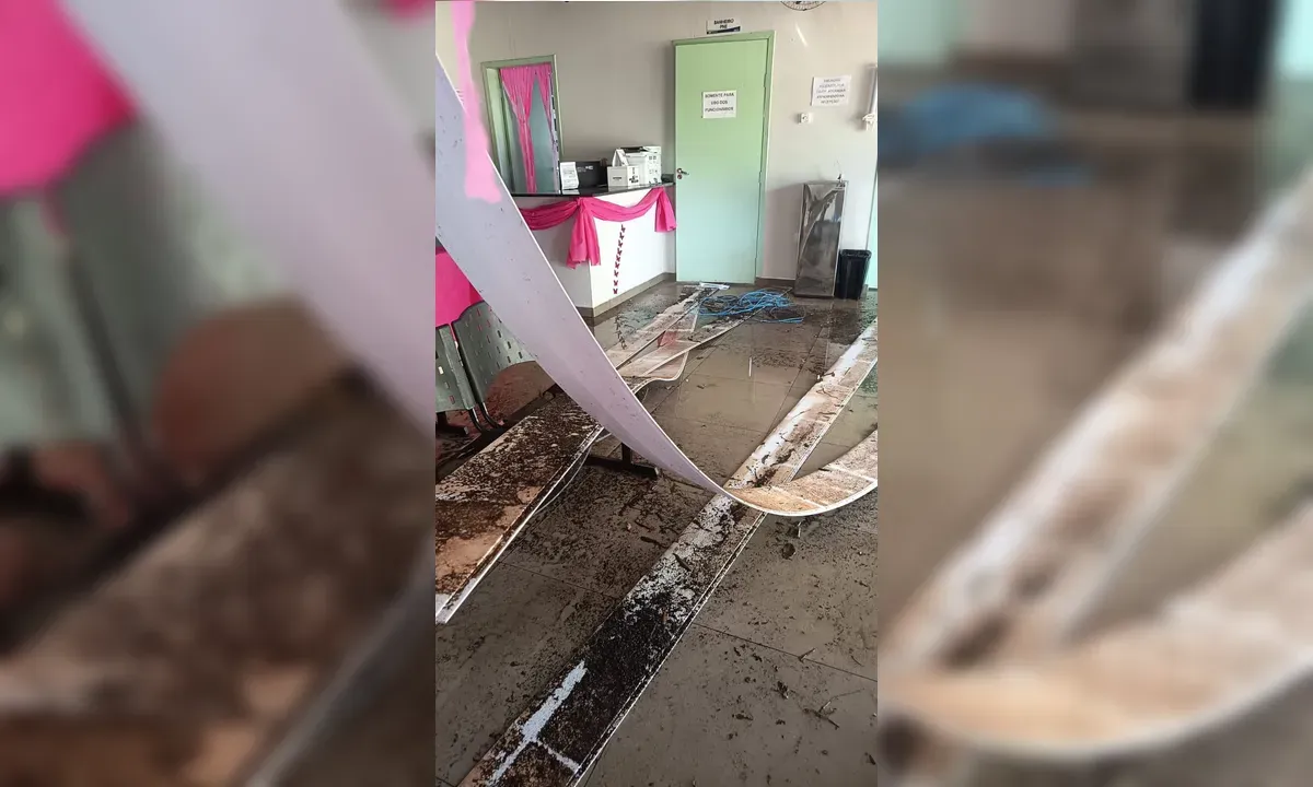 Temporal com granizo provoca suspensão das aulas e afeta atendimento de saúde em Jandaia do Sul