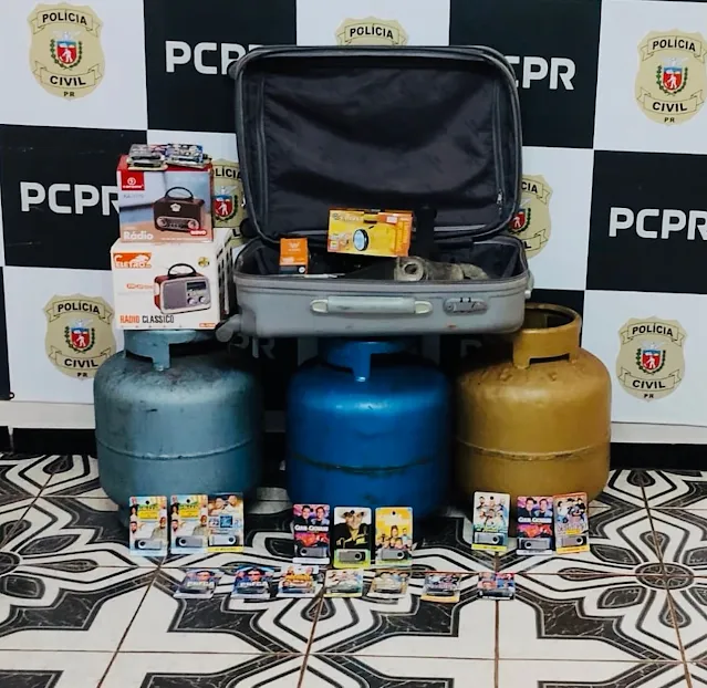 Polícia Civil recupera bens furtados de bares e oficina em Faxinal