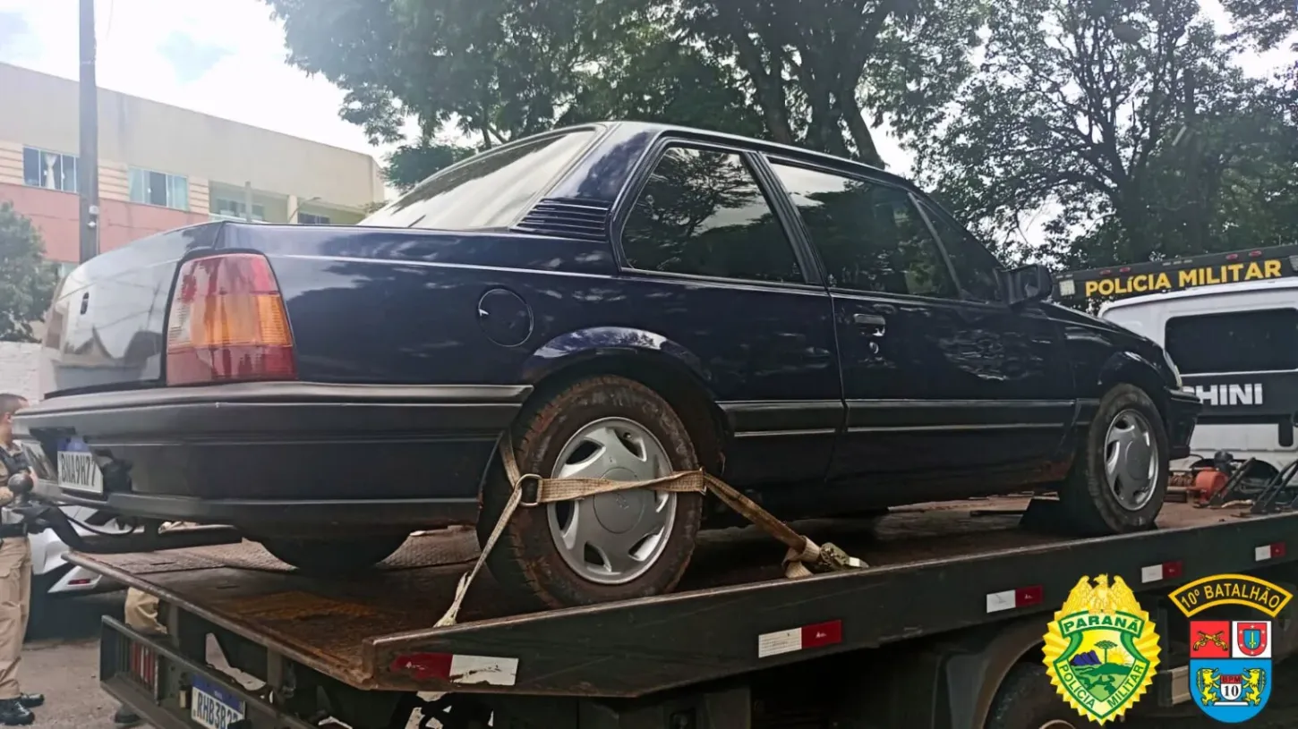 Polícia Militar recupera GM Monza furtado em Apucarana