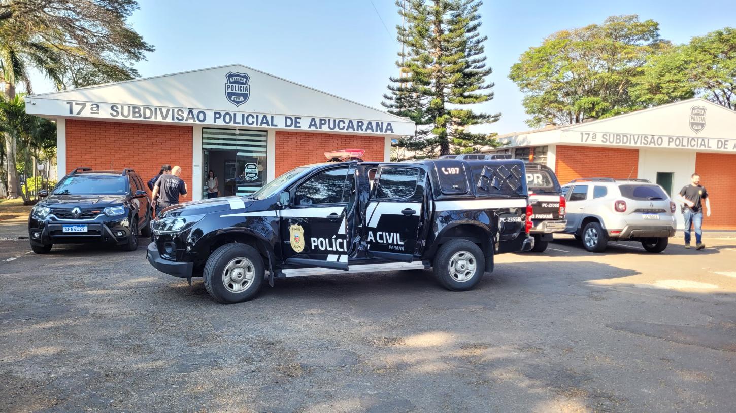 Polícia Civil deflagra operação em Apucarana e prende investigados por tráfico e extorsão