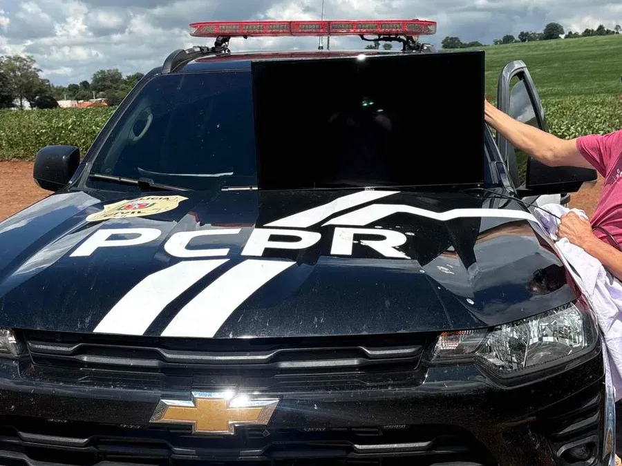 Polícia Civil recupera TV furtada em Jandaia do Sul após investigação minuciosa