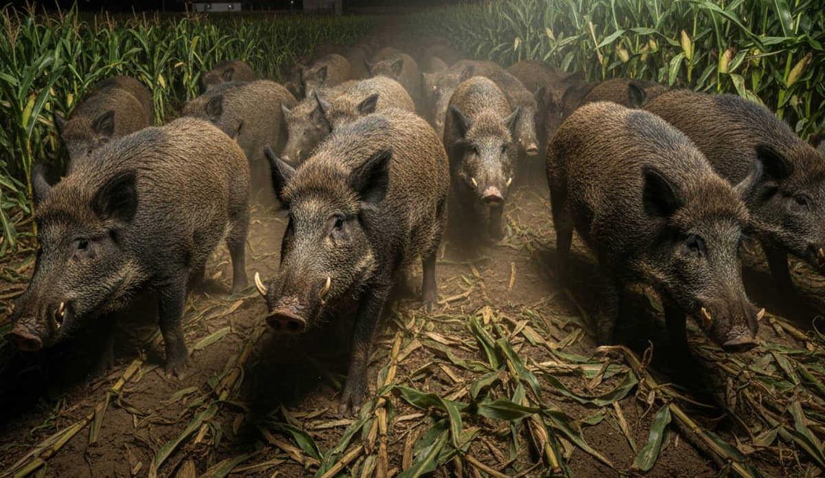 Agricultor de Lidianópolis acusa vizinho de invasão de porcos em chácara