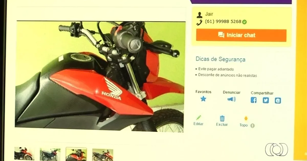 Estelionato com motocicleta: vítima paga R$ via PIX e não recebe Honda Bros em Ivaiporã