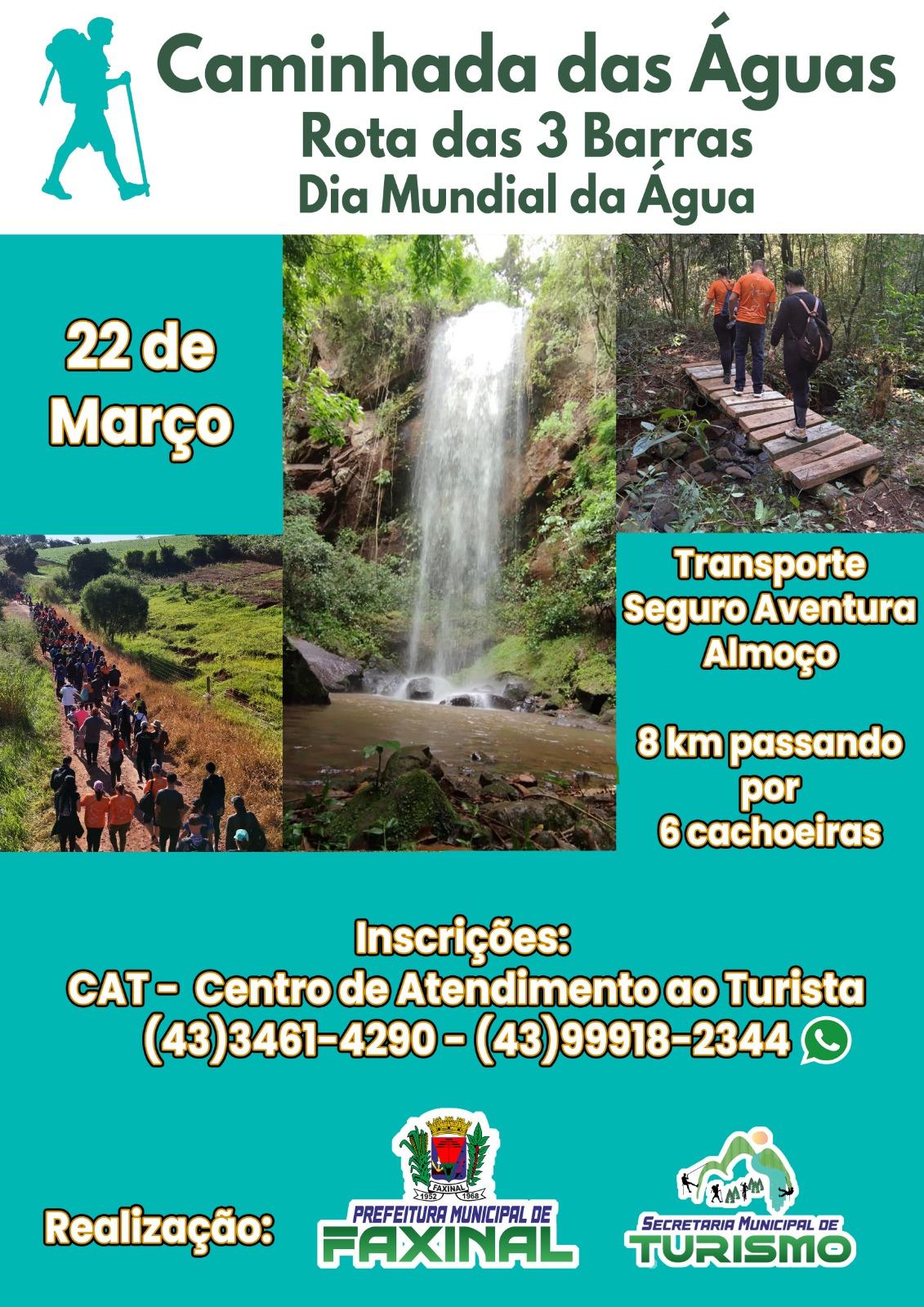 Faxinal promove Caminhada das Águas em celebração ao Dia Mundial da Água