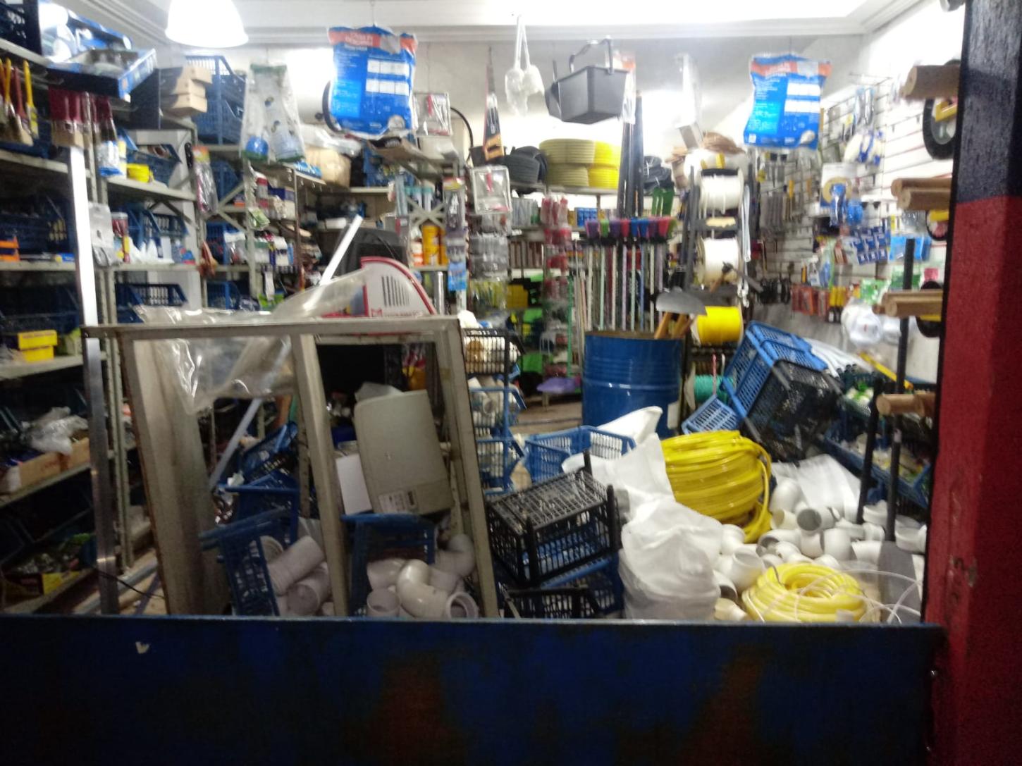 Furto em loja de materiais de construção choca Apucarana