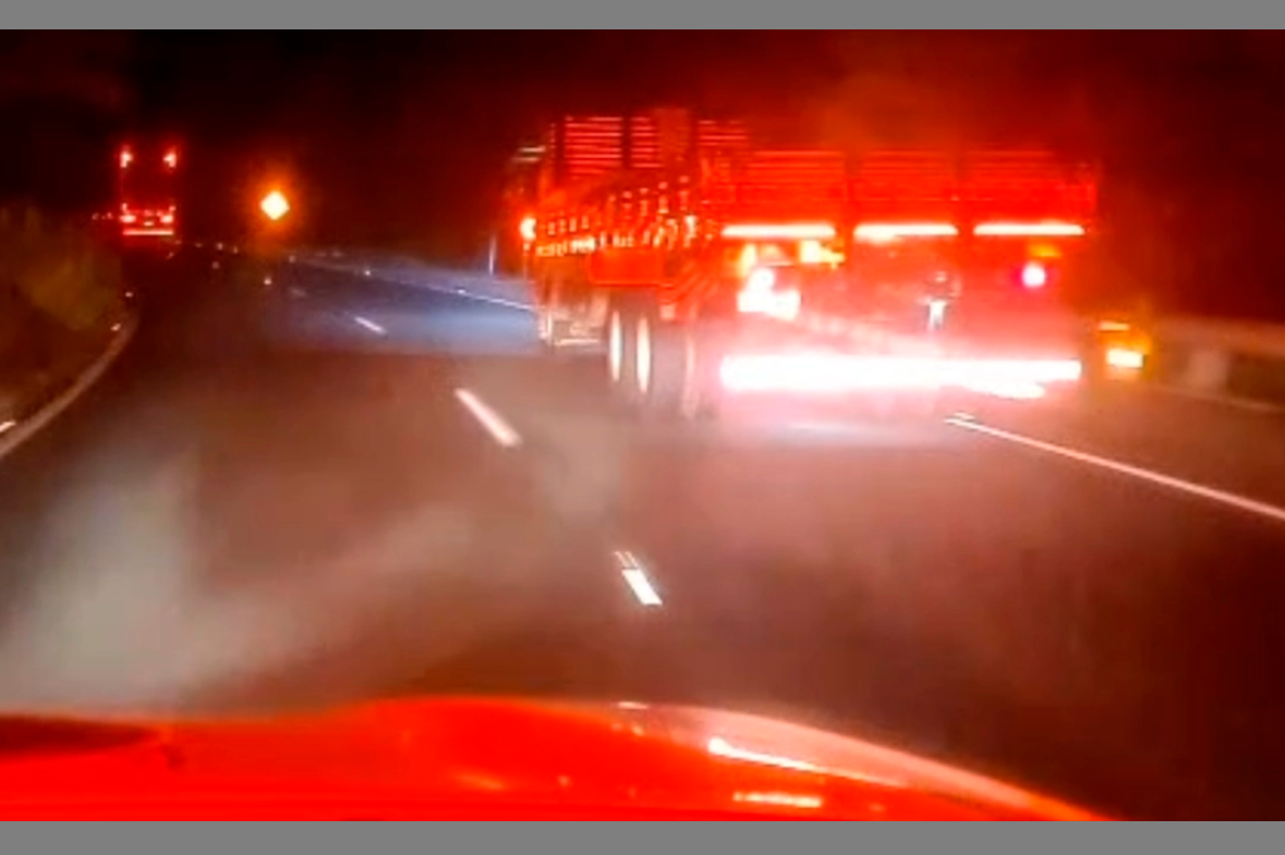 Motorista de caminhão é seguido e ameaçado por ocupantes de Fiat Uno em rodovia de Borrazópolis