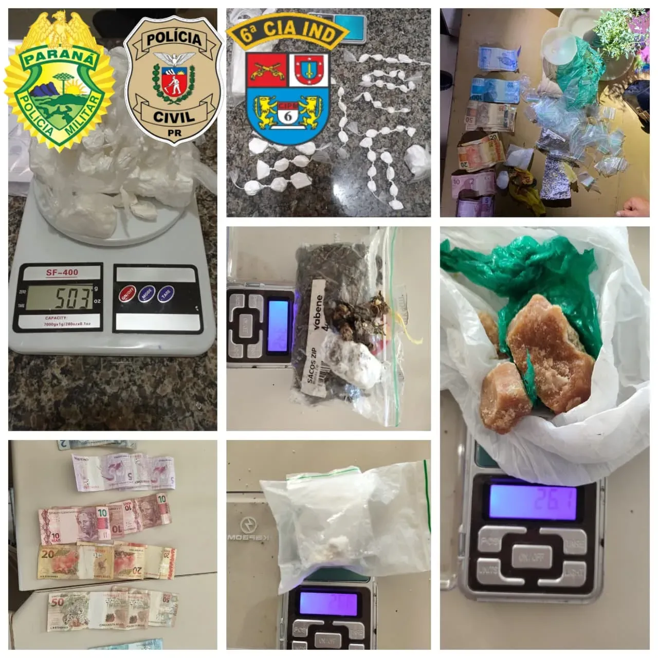 Operação Madrugada Silenciosa desmantela pontos de tráfico em São João do Ivaí