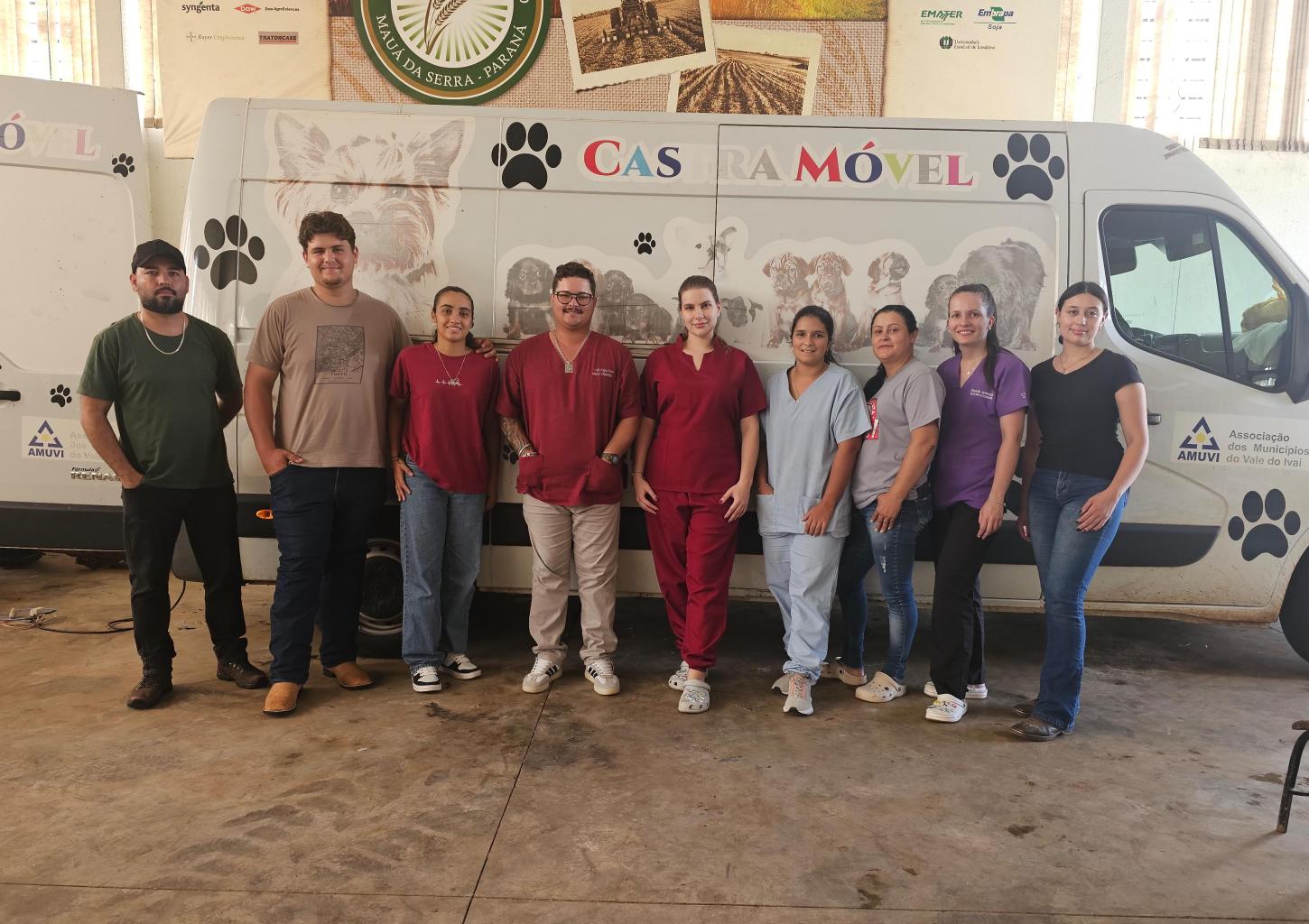 Prefeitura de Mauá da Serra castra 246 animais em ação com AMUVI