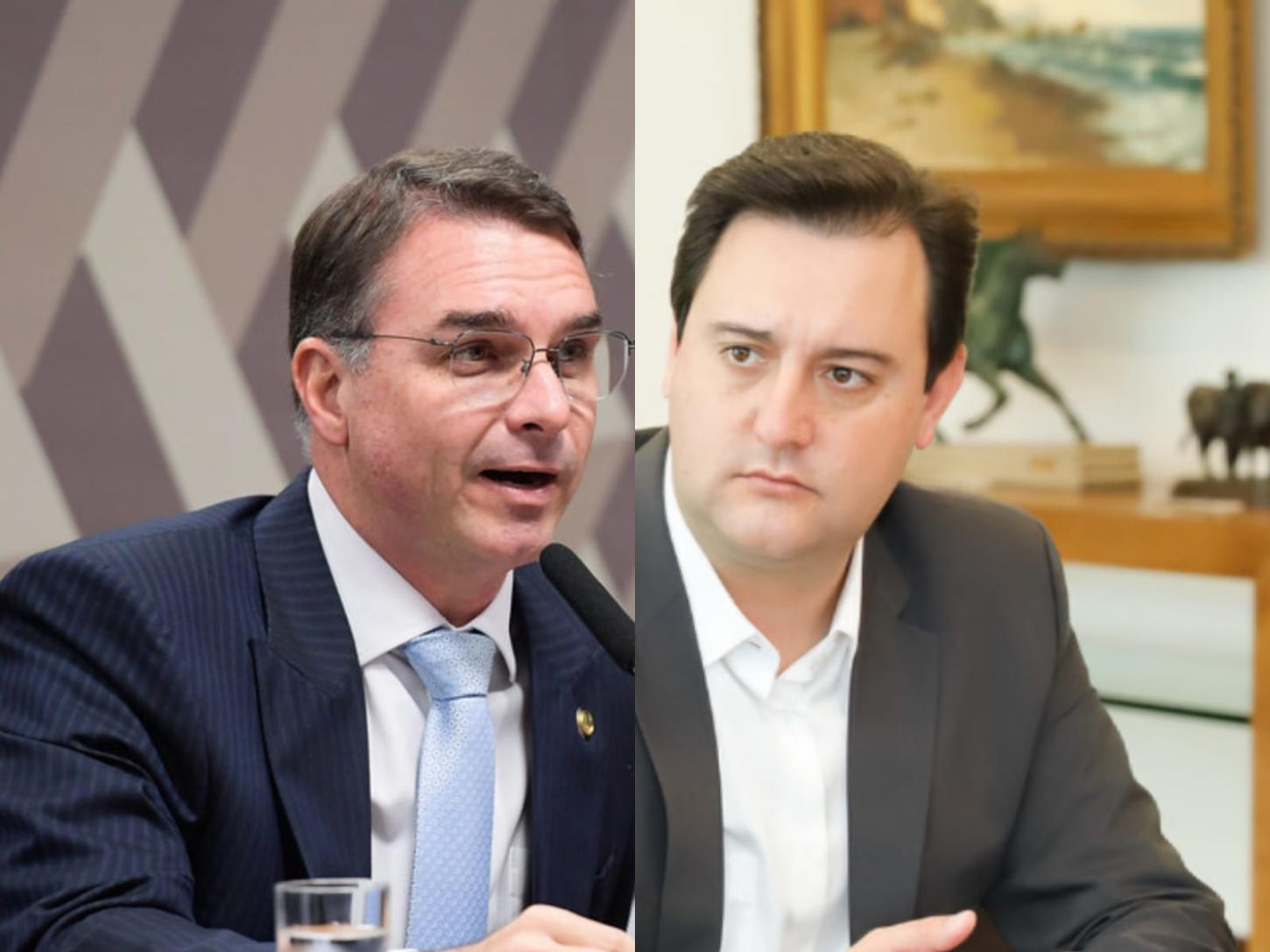 Ratinho Junior recusa vice em chapa de Flávio Bolsonaro e mantém pré-candidatura presidencial