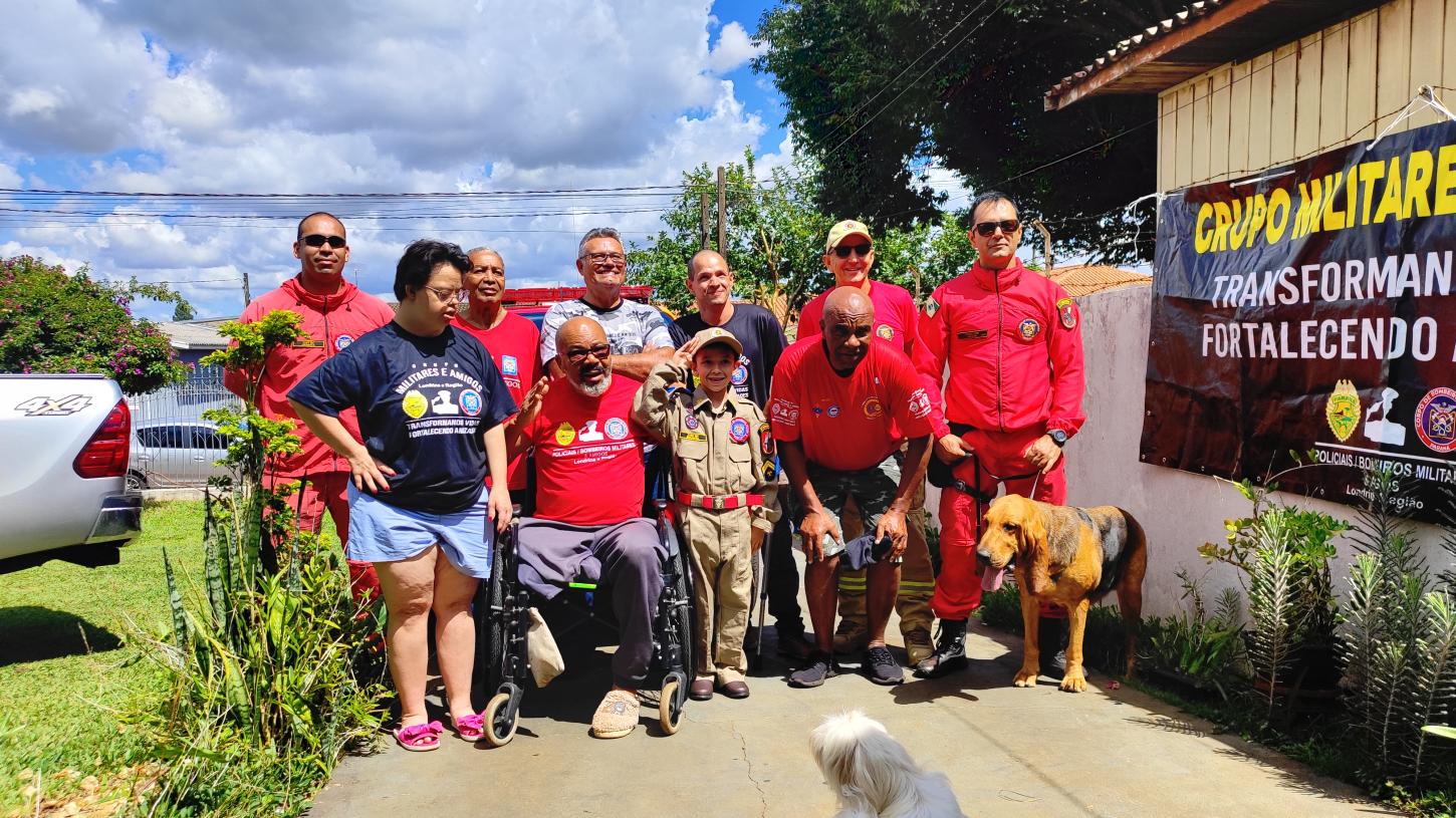 Sonho de Bombeiro se realiza para o jovem soldado Emanoel em Faxinal