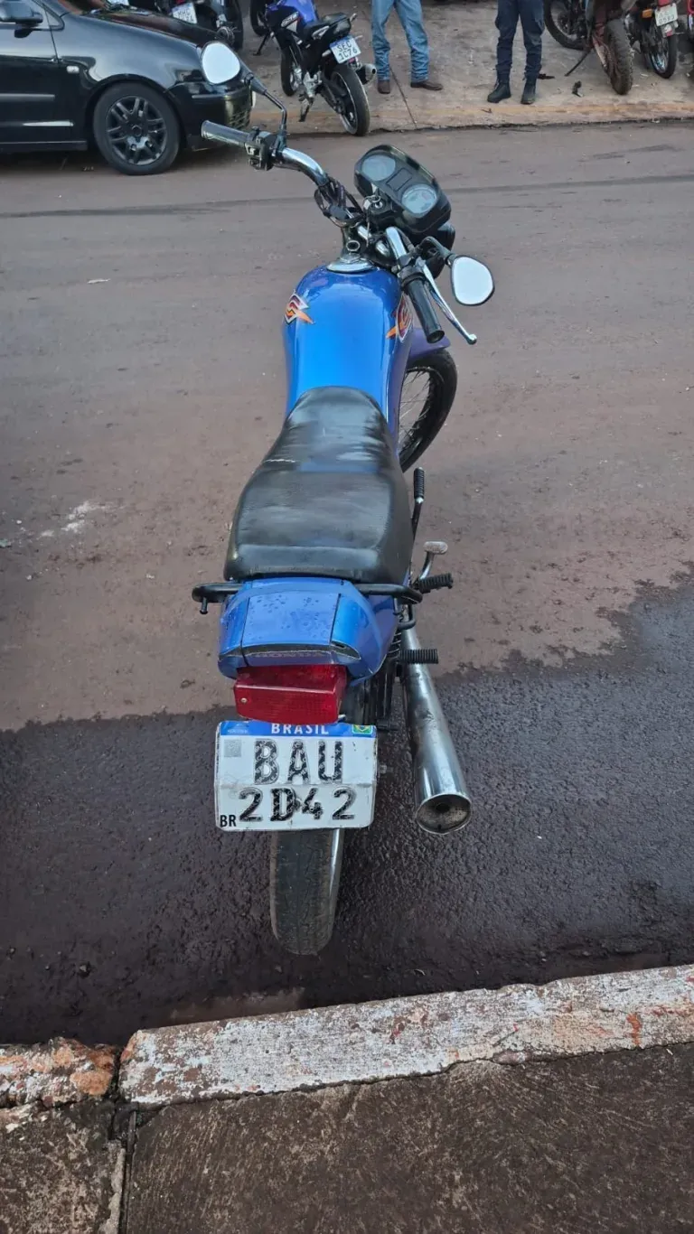 Guarda Civil apreende moto adulterada em Apucarana