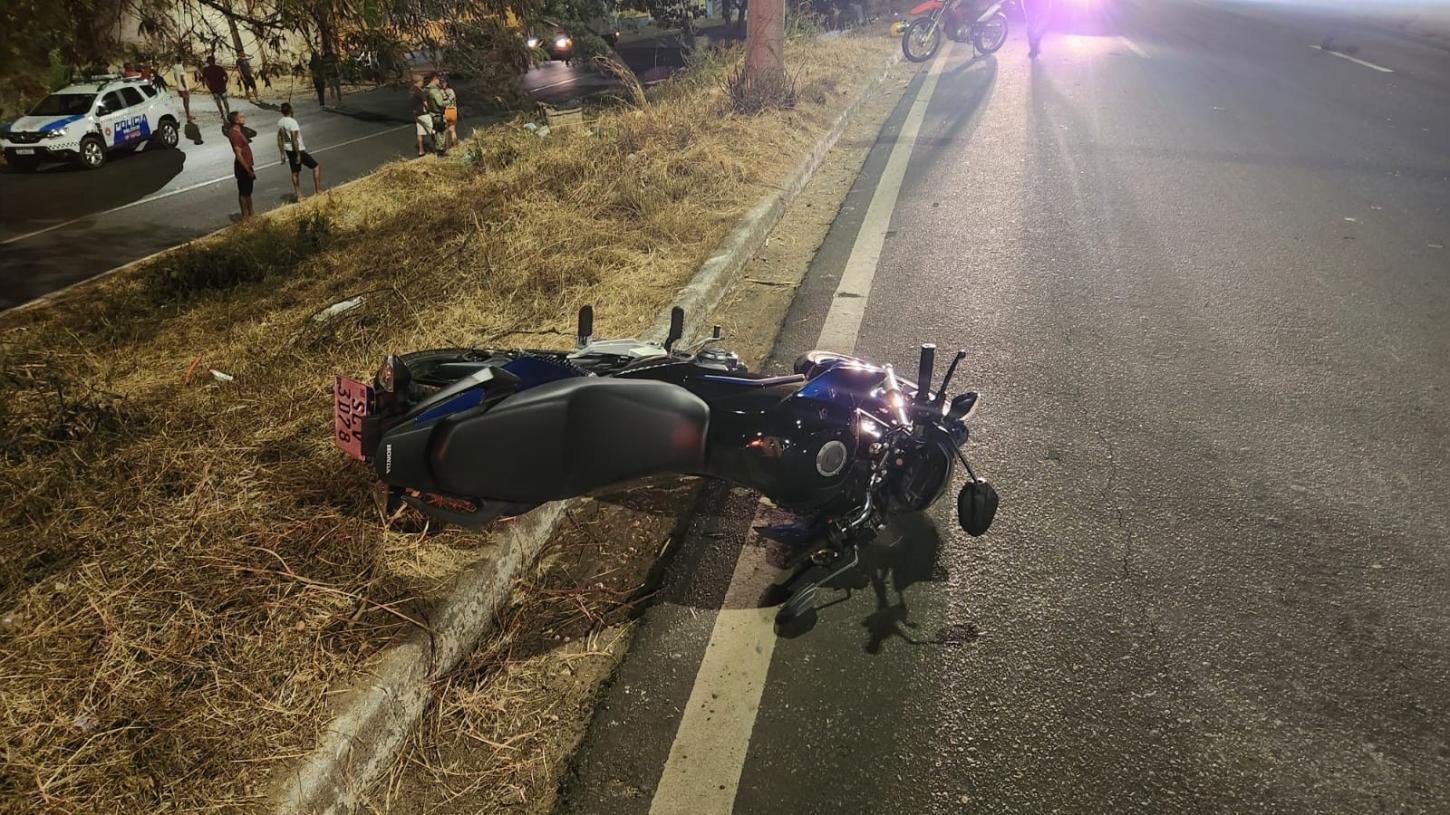 Homem foge da PM em moto e sofre acidente em Ivaiporã