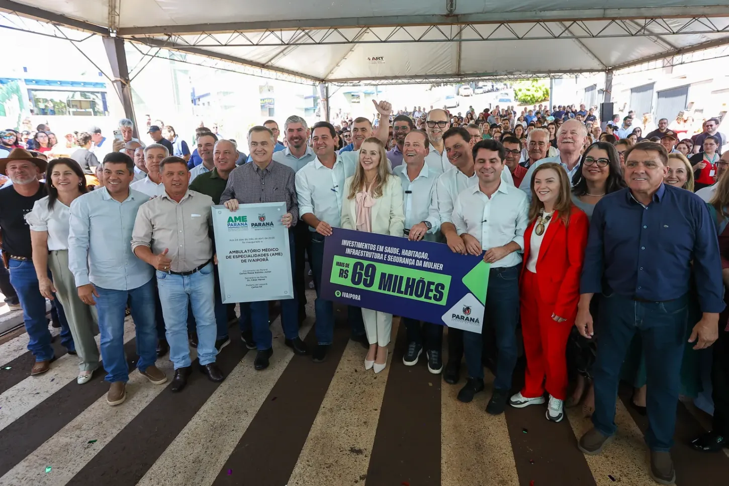 Ivaiporã inaugura AME e recebe R$ 35,9 milhões em investimentos do Governo do Estado